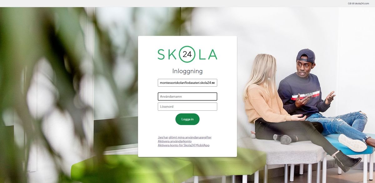 Montessoriskolan Floda Säteri Skola24 Logo